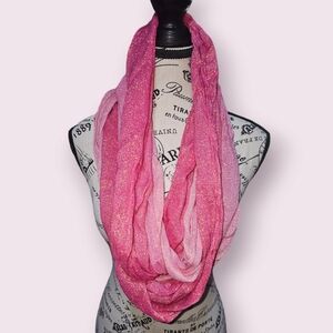 Pink Ombre Infinity Scarf